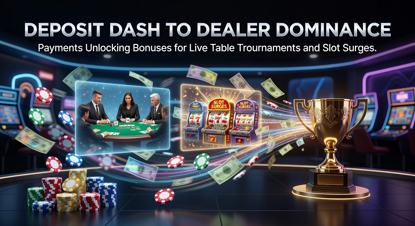 Dynamic scene of a player making a rapid deposit on a mobile device, transitioning to dominating a live blackjack table with bonus chips stacking up