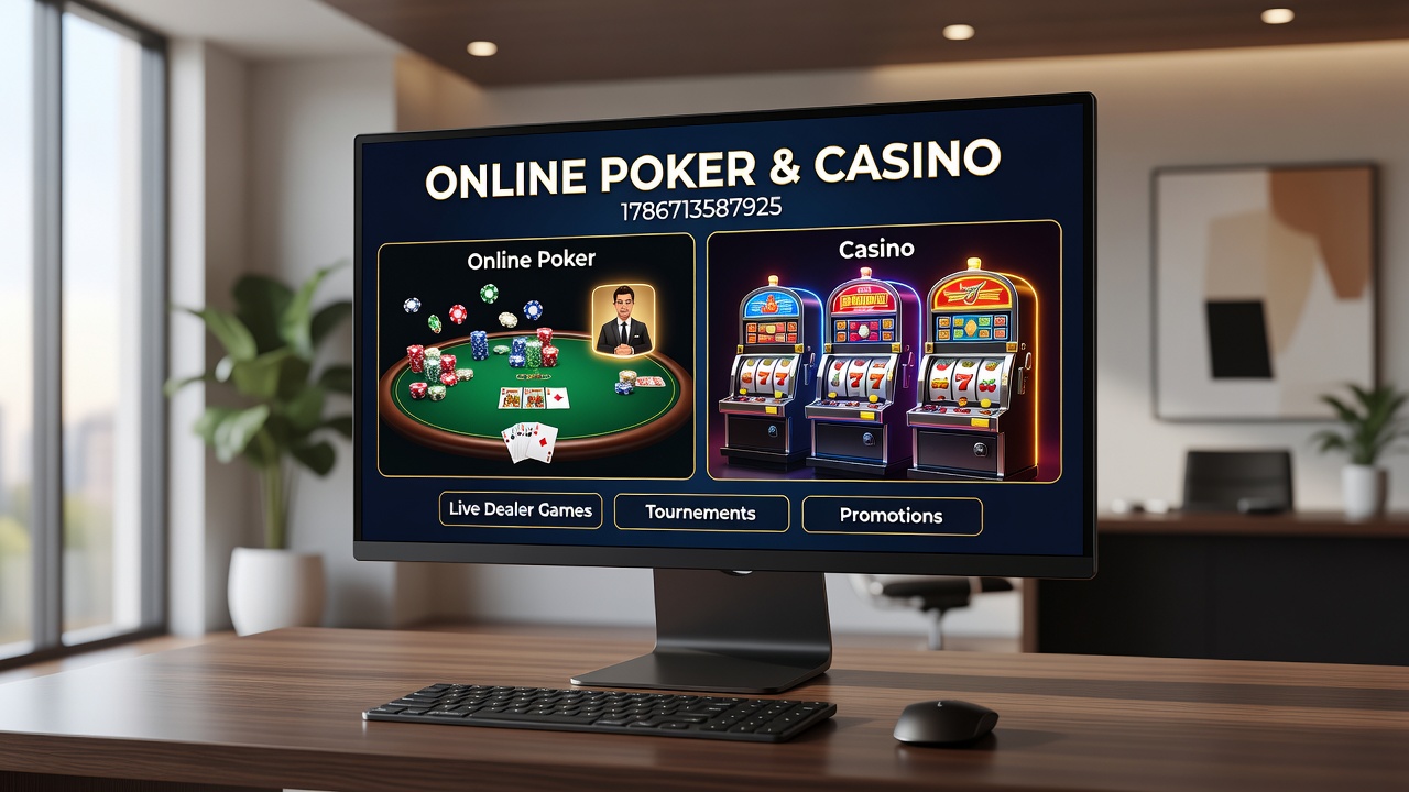 Live dealer interface showing poker and roulette tables on a mobile screen with real-time updates